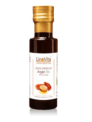botella de aceite de argan linovita